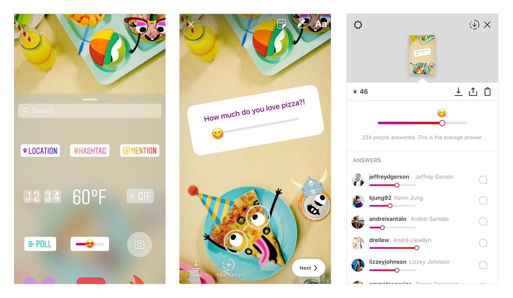 Instragram เพิ่มลูกเล่นในสตอรี่กับ Emoji Slider 