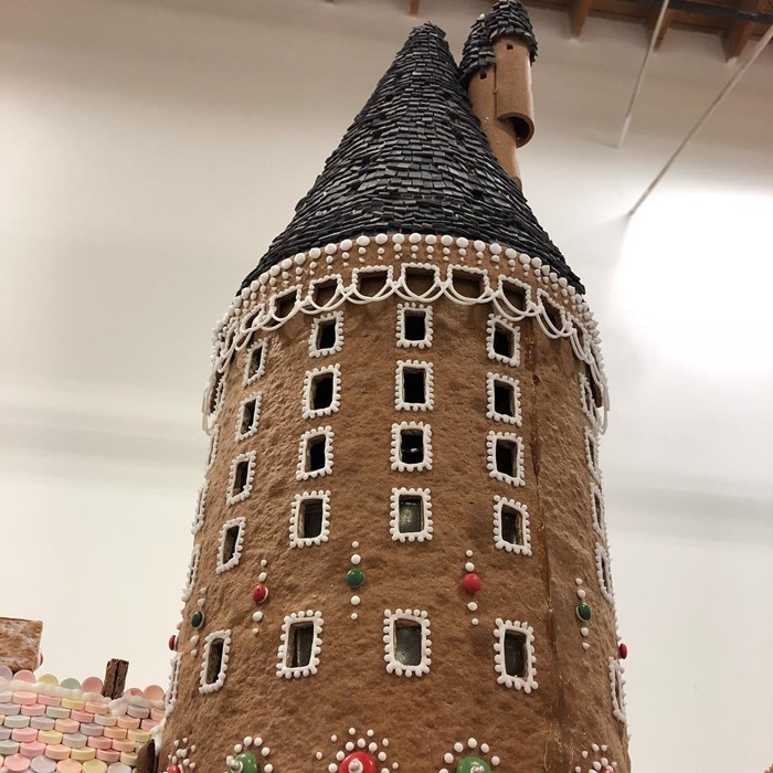 Hogwarts castle gingerbread
