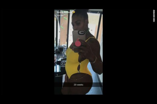 ป่องแล้วจ้า เซเรน่า วิลเลียมส์ ตั้งท้อง 5 เดือนแล้ว