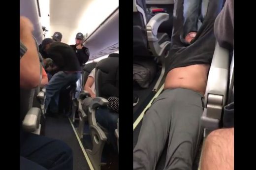 รุนแรง! ยูไนเต็ดแอร์ไลน์สฉุดกระชาก-ลากผู้โดยสารลงเครื่อง เหตุโอเวอร์บุ๊ค