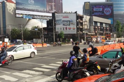 รฟม.ประชาสัมพันธ์ปรับการจราจรแยกรัชโยธิน สั่งห้ามเลี้ยวขวา