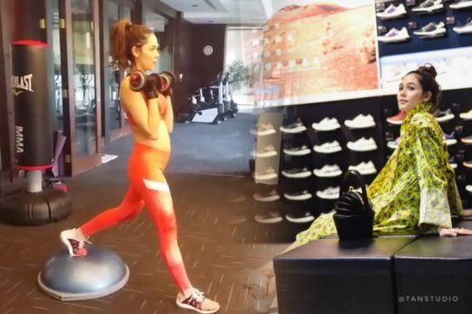 พุงป่องมาแล้วจ้า ชมพู่ อารยา อุ้มท้องสองแฝด ฟิตร่างกายก่อนไปคานส์