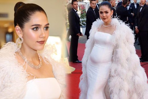 แม่มาล้าววว! ชมพู่เจิดจรัสพรมแดงเมืองคานส์ สวยสง่าในชุดเข้ารูปโชว์หน้าท้อง