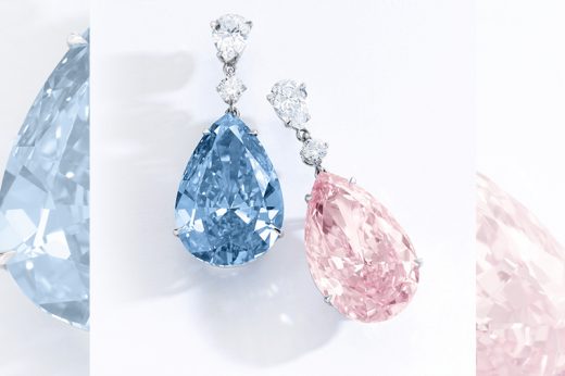 สวยแพงระยับ! ต่างหูเพชร 2 สี ทุบสถิติราคาประมูลสูงลิ่วเกือบ 2 พันล้านบาท