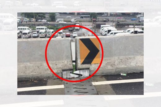 งดใช้! ปิดสะพานเข้าห้างฟิวเจอร์พาร์ค รังสิต พบรอยต่อแยกตัวผิดปกติ