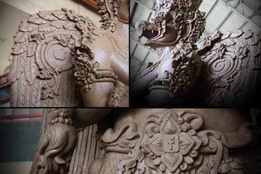 ช่างปั้นลบ 3 โลโก้โซเชียลจาก “ครุฑยืน” งานพระบรมศพฯ แล้ว หลังดราม่าสนั่น