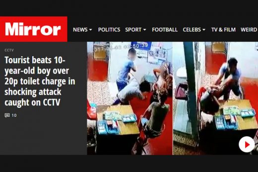 แชร์ไปถึงเมืองนอก คลิปฝรั่งต่อยเด็กเฝ้าห้องน้ำภูเก็ต ชาวเน็ตสงสัยเรื่องอาจมีมากกว่าที่เห็น