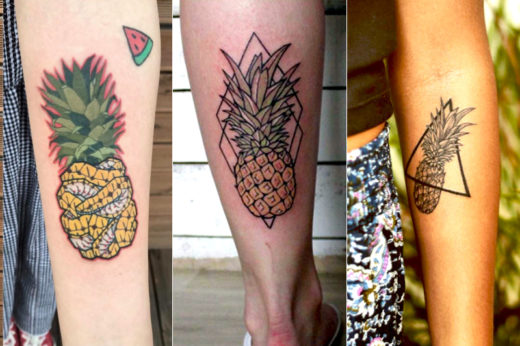 เท่แบบแสบ ๆ กับรอยสักลายสับปะรด แสบซ่าสดชื่นที่สุดในซีซั่นนี้