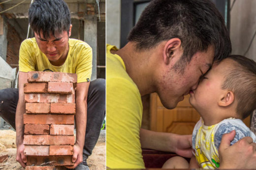 พี่ชายที่แสนดี หนุ่มวัยรุ่นอดทนทำงานหนักไม่เกี่ยง หาเงินรักษาน้องป่วยมะเร็ง