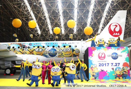 แฟนคลับเจ้าตัวเหลืองมีกรี๊ด! สายการบินญี่ปุ่นดึง ‘มินเนี่ยน’ เพ้นท์ลายเครื่องบิน