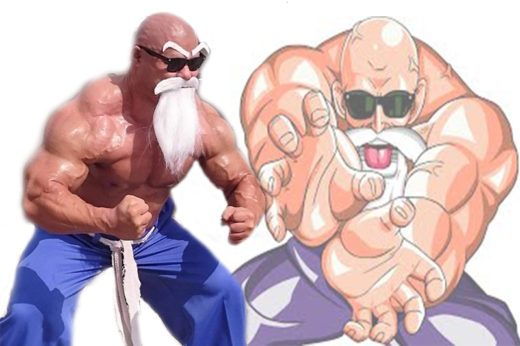 หนุ่มเพาะกายแต่งคอสเพลย์ ‘ผู้เฒ่าเต่า Dragon Ball’ เหมือนอย่างกับหลุดออกมาจากการ์ตูน