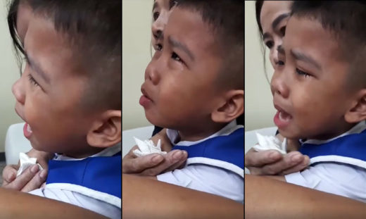 เอ็นดูจังลูก! หนุ่มน้อยทำแผลร้องไห้จ้า สะอื้นบอก “รักหนูบ้าง อย่าเอาไม้แหย่นะครับคุณหมอทุกคน”