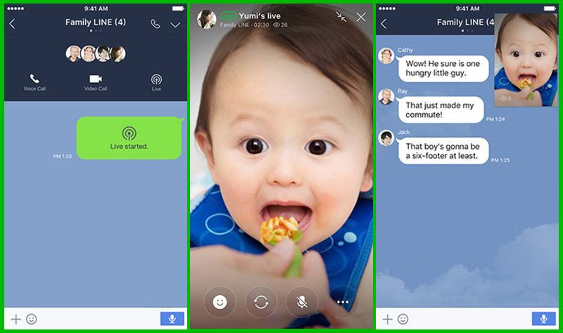 LINE à¸­à¸±à¸žà¹€à¸”à¸—à¹ƒà¸«à¸¡à¹ˆà¸¥à¹ˆà¸²à¸ªà¸¸à¸”à¹€à¸žà¸´à¹ˆà¸¡à¸Ÿà¸µà¹€à¸ˆà¸­à¸£à¹Œ Chat Live à¸–à¹ˆà¸²à¸¢à¸—à¸­à¸”à¸ªà¸”à¹ƒà¸™à¸à¸£à¸¸à¹Šà¸›à¹à¸Šà¸—à¹„à¸”à¹‰à¹à¸¥à¹‰à¸§