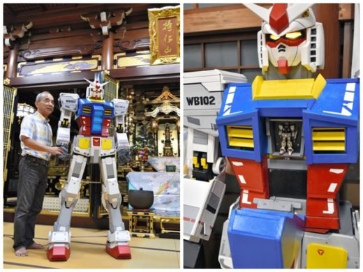 พุทโธ ธัมโม สังโฆ! วัดซุยเอนจิในญี่ปุ่นไอเดียแปลก ตั้งหุ่นกันดั้มขนาดเท่าคนจริงชวนเยาวชนเข้าวัด