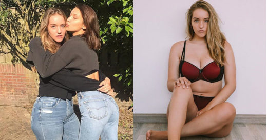 Joann van den Herik นางแบบสาวหุ่นอวบลูกพี่ลูกน้อง Gigi-Bella Hadid การันตีตระกูลนี้งานดีทุกไซส์!!
