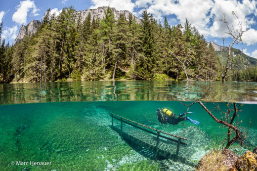 สุดอัศจรรย์! สวนสาธารณะ “Grüner See” ริมเขาประเทศออสเตรีย จมอยู่ใต้ผืนน้ำสีฟ้าใสทุกฤดูใบไม้ผลิ