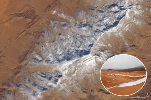 สภาพอากาศสุดแปรปรวน! พบหิมะตกในทะเลทรายซาฮาร่า ครั้งที่ 3 ในรอบ 40 ปี