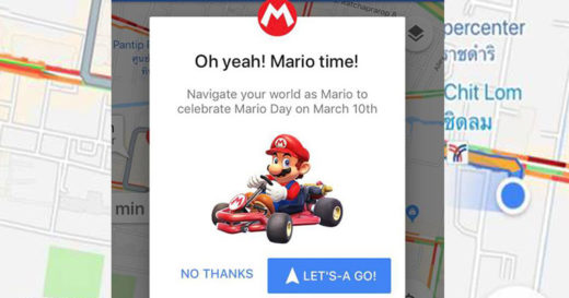 Let’s-a-go!! Google Maps ฉลอง Mario Day จะไปไหนให้มาริโอนำทางกัน