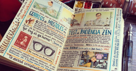 ชายผู้หลงใหลการบันทึกขีดเขียนได้เปลี่ยนสมุดบันทึกธรรมดาเป็นงานอาร์ตที่น่าเปิดดูทุกหน้า