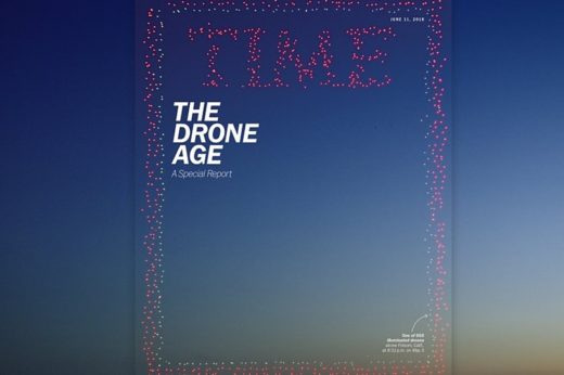 อลังการงานสร้าง! นิตยสาร Time จับมือ Intel นำ Drone ขึ้นบินทำภาพหน้าปก