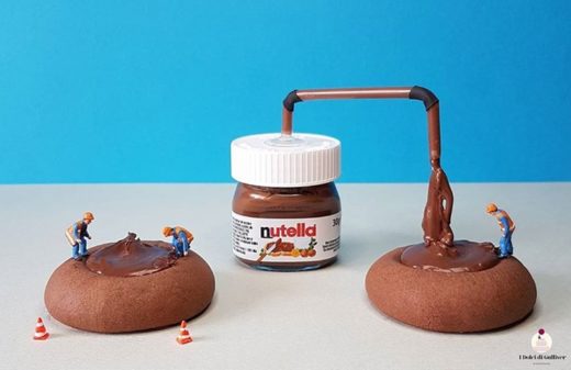 ไอเดียสุดว้าวจากเชฟชาวอิตาเลียน แชะภาพ ‘คนจิ๋ว’ ในเมืองขนมหวาน