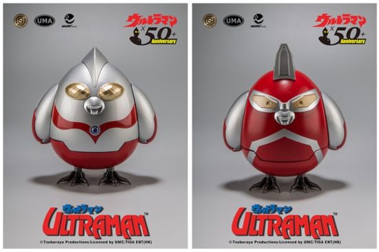CCSTOYS ส่งฟิกเกอร์ไก่อ้วนสุด Cute ฉลอง 50 ปี ยอดมนุษย์ Ultraman & Ultra Seven