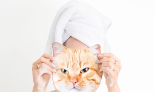 เริ่มต้นวันอันสดใสด้วยผ้าเช็ดหน้าลายสุดฮา Cat Face และ Dog Face