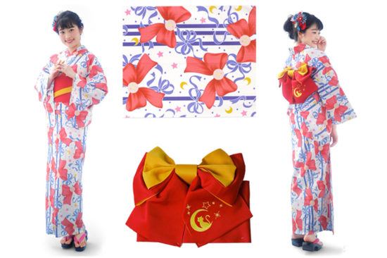 ชวนแฟนการ์ตูน Sailor Moon มาแต่งชุดยูกาตะลายสวยต้อนรับเทศกาลดอกไม้ไฟ