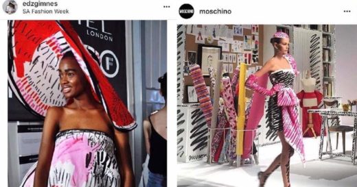 โอ๊ะโอ! ดีไซเนอร์รุ่นเล็กโวยแบรนด์ดัง Moschino ก๊อปปี้ผลงาน จริงหรือไม่ให้ภาพมันบอก