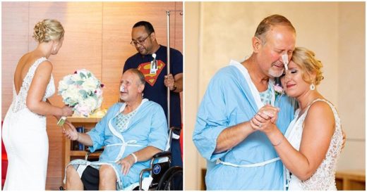 คุณพ่อเจ้าสาวป่วยไม่สามารถร่วมพิธีวิวาห์ ลูกสาวเลยยกงานแต่งช่วงสำคัญไปหาคุณพ่อถึงรพ.