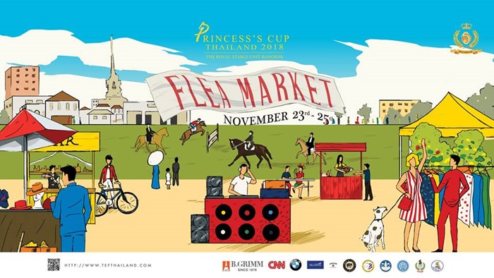 Flea Market at Princess's Cup Thailand 2018