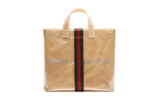 หิ้วโท้ตแบ็กอย่างมีระดับ กับกระเป๋าโท้ตผิวพลาสติก Gucci x COMME des GARÇONS