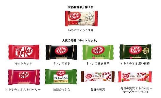 Kit Kat Japan Sales 45th Anniversary Assortment box