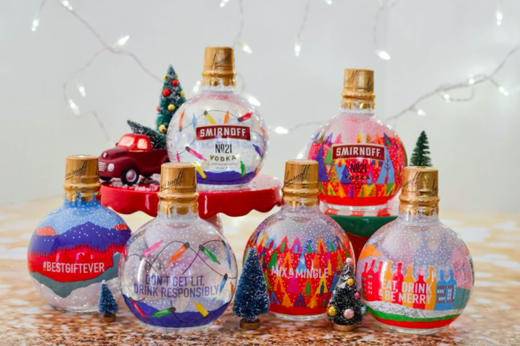 Smirnoff No. 21 เผยโฉมขวดทรงลูกบอล เติมเต็มความน่ารักเทศกาลคริสต์มาส